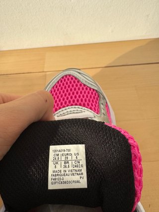 Asics Bambas Rosa y Plata