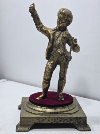 Statua Vintage Ottone Massiccio - Beethoven