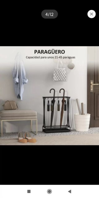 Paragüero acero 21-40 paraguas