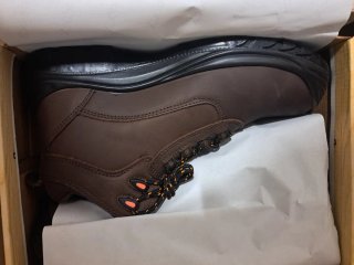Botas de seguridad marrones