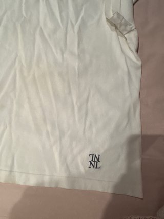 Jersey blanco con bordado