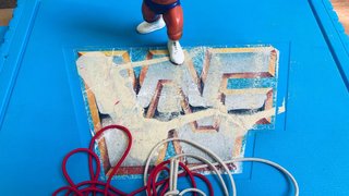 Ring WWF Wrestling Hasbro Vintage Incompleto
