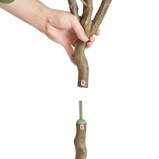 Árbol de Eucalipto Artificial, Planta Falsa de 1.8 m de Altura, Material PE Seguro y Protección Antivuelco, Planta de Bajo Mantenimiento, Árbol Potted Verde Realista para Decoración de Oficina en ...