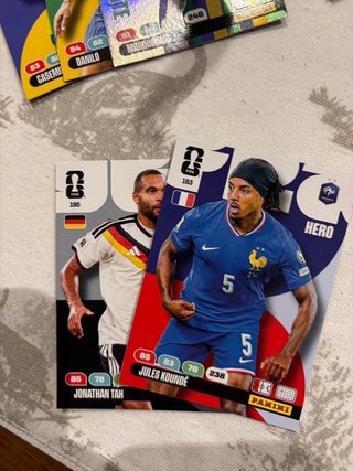 Conjunto di 66 figurine Adrenalyn XL di Panini, mondiale 2026, senza ripetizioni
