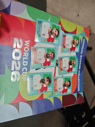 Cromos Mundial 2026 Panini 7 x 1,50€