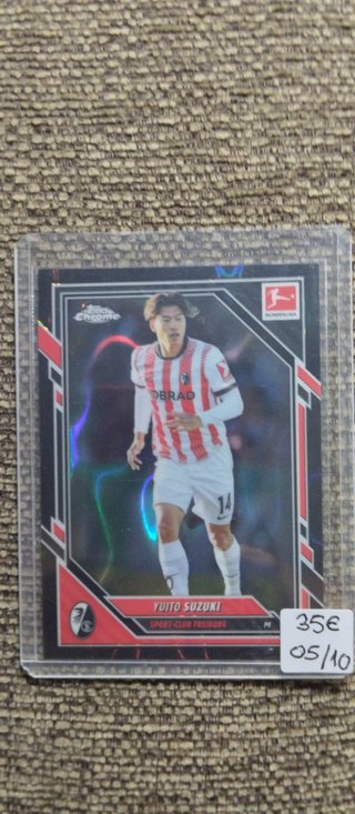 Carta collezionabile Yuito Suzuki /10 Topps Chrome Bundesliga