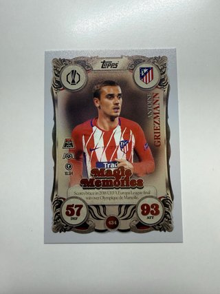 Carta Topps Match Attax Griezmann Magic Memories