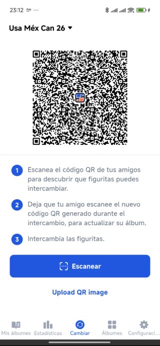 Cambio cromos mundial 1por1