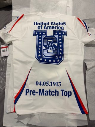 Camiseta Nike USA VAA pre-game blanca