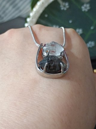 Colgante Diamante Herkimer Natural