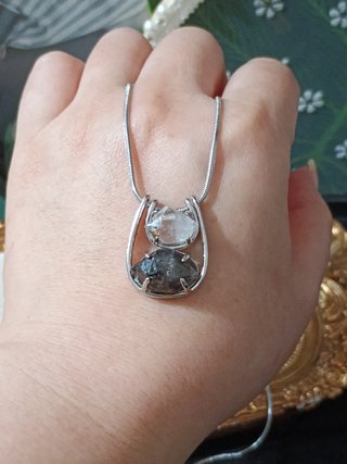 Colgante Diamante Herkimer Natural