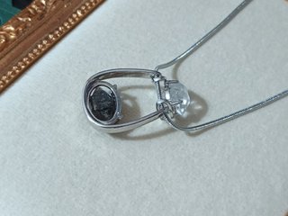 Colgante Diamante Herkimer Natural