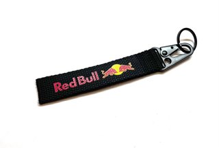 Portachiavi Red Bull Energy JDM con moschettone per auto e moto