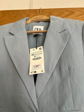 Giacca corta Zara blu