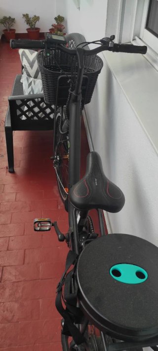 Bicicleta eléctrica unisex con batería nueva