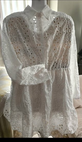 Vestido blanco ibicenco.
