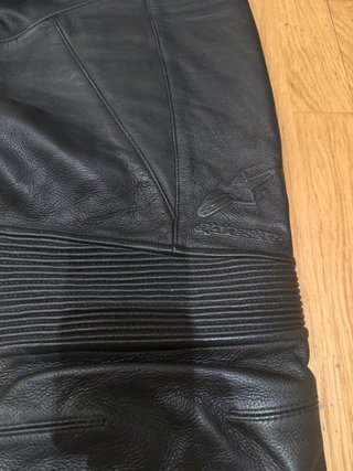 Pantalón Piel Alpinestars Mujer Negro
