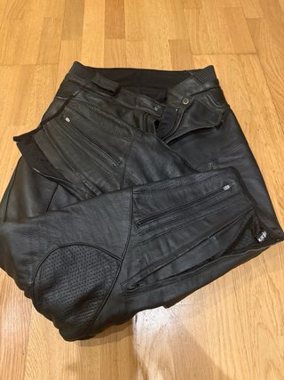 Pantalón Piel Alpinestars Mujer Negro
