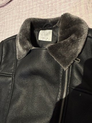 Chaqueta de Cuero Elegante y Calentita