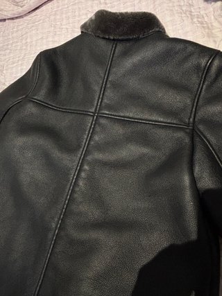 Chaqueta de Cuero Elegante y Calentita