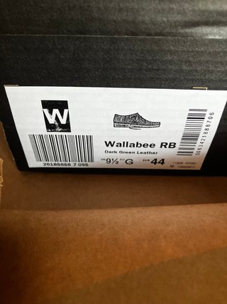 Clarks Wallabee RB Verde Oscuro Talla 44