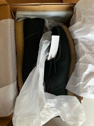 Clarks Wallabee RB Verde Oscuro Talla 44