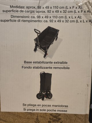 Carrito de transporte Rocktrail plegable