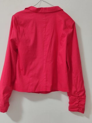 Blazer multiblu rosso taglia 42/44 cotone