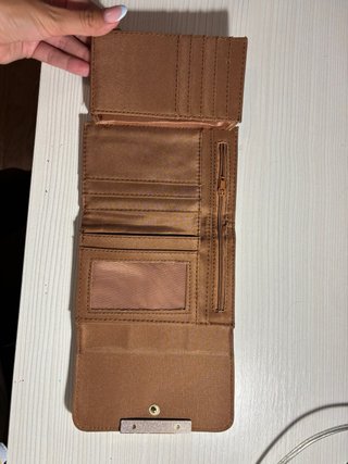 Cartera Pierre Cardin Camel Tachuelas