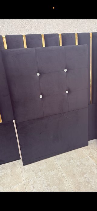 Cabecero de cama 90cm tapizado