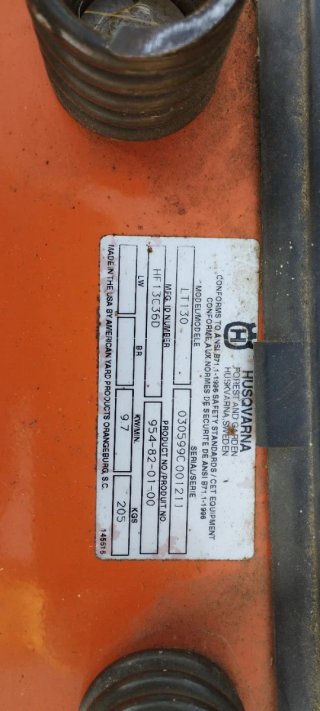 Tractor Cortacésped Husqvarna 13CV