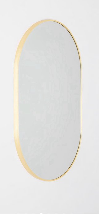 Espejo Ovalado Dorado 60x90cm