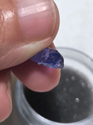 Tanzanita AA azul-violeta