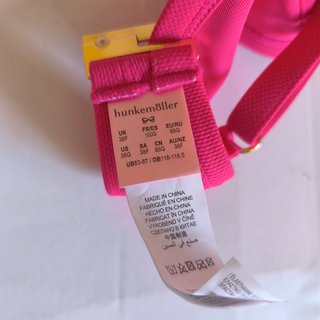 Bikini Hunkemöller rosa con volantes