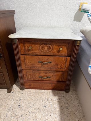Mueble Vintage Madera y Mármol
