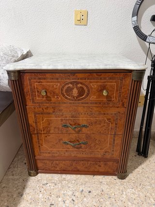 Mueble Vintage Madera y Mármol