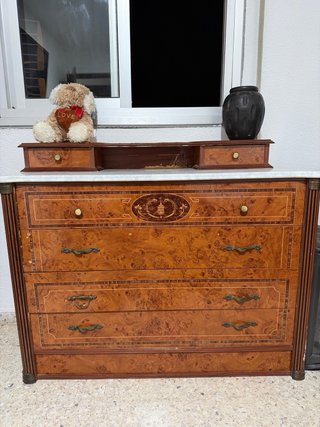Mueble Vintage Madera y Mármol