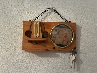 Regalo Colgador de llaves de madera y metal