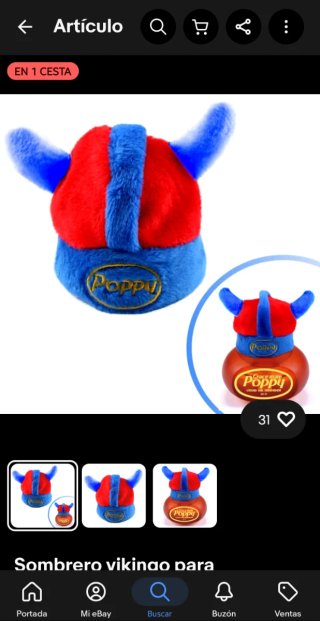 Gorro ambientador Poppy Vikingo