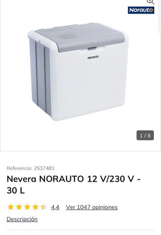 Nevera Norauto 30L 12V/230V