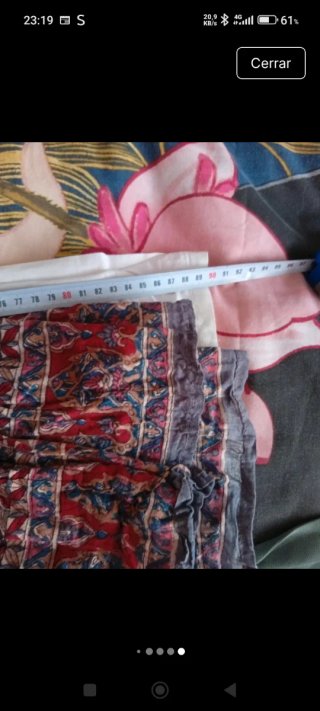 Faldas largas estampadas y blanca