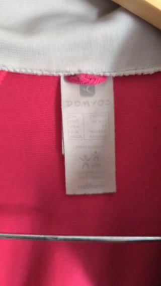 Sudadera Domyos Rosa y Negra