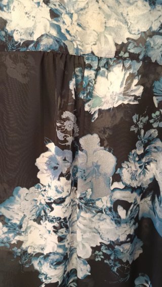 Blusa mujer manga larga floral