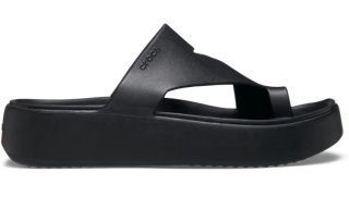 Crocs T/38-39 Plataforma Negra
