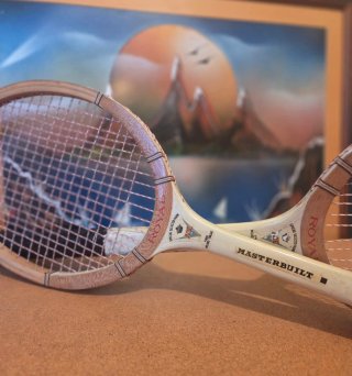 Racchette da tennis in legno vintage