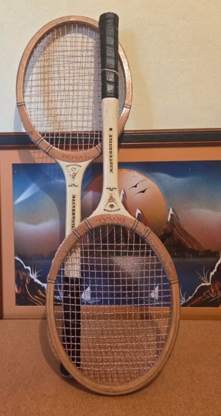 Racchette da tennis in legno vintage