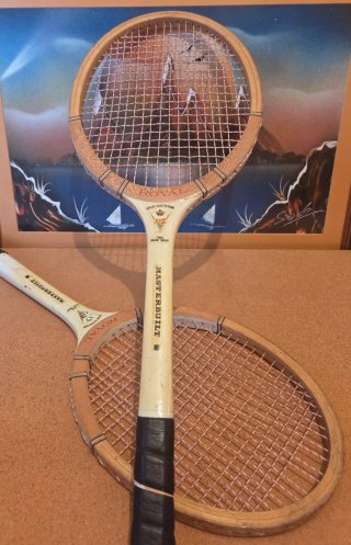 Racchette da tennis in legno vintage