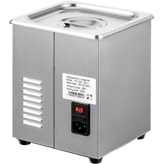 Limpiador Ultrasónico Mejorado de 2L (Calentador de 100W 60W Ultrasónico) Limpiador de Piezas de Laboratorio Digital Profesional con Temporizador de Calentador para Limpieza de Joyería y Gafas