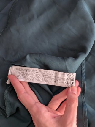 Camisa Zara verde botella Talla XXL