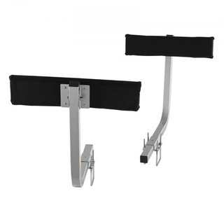 Guía de Remolque para Barcos, 2PCS Guías Cortas Ajustables para Bunk, Postes de Guía de Remolque de Acero Endurecido con Cojín Suave, Diseño de Guía de Rodillo de Alta Resistencia, para Remolque d...